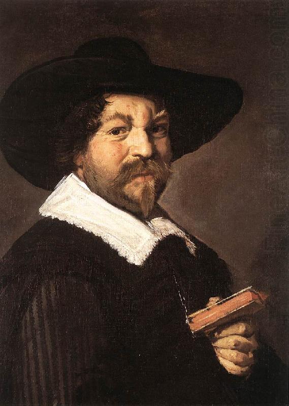 HALS, Frans Portrait of a Man Holding a Book china oil painting image